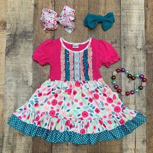 Girls Boutique dress set (NEW)